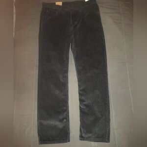 Levi's Strauss IRREGULAR Corduroy BlacPants Men's 31x30 Straight Leg Relaxed Fit